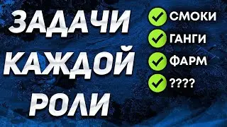 11К ИГРОК ПЕРЕЧИСЛИЛ ВСЕ ЗАДАЧИ ДЛЯ КАЖДОЙ РОЛИ