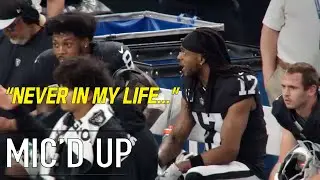 Davante Adams Mic'd Up, "I like your energy today, my boy" vs. Giants Week 9, 2023