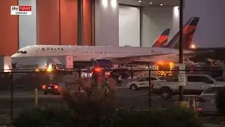 Two airline staff killed after jet tyre explodes at facility in Atlanta