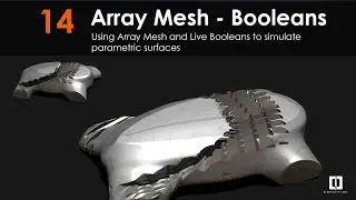 Array Mesh - Boolean modeling