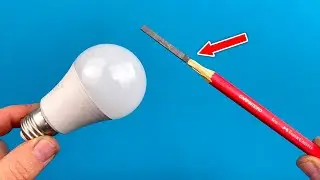 Don't throw! Fix Your Broken Led Bulbs With Only Pencil