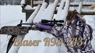 Blaser R93, cal.243 Пробная стрельба