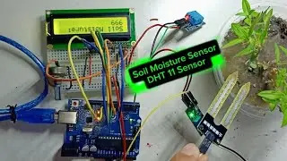 How to use Soil moisture sensor Temprature and Humidity with Arduino Uno