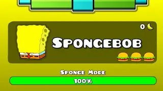 SPONGEBOB DASH (All Levels 1~8 / All Coins) | Geometry Dash Spongebob