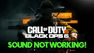 Call of Duty Black Ops 6: Fix Sound/Audio Not Working, Crackling/Distorted/Popping Audio Problem