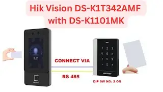 Hikvision DS-K1T342MFX With Card Reader DS-K1102MK