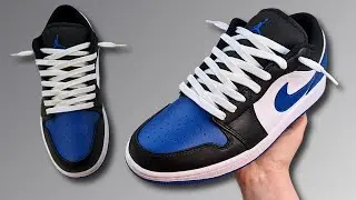 HOW TO LOOSE LACE NIKE AIR JORDAN 1 LOW | How To Lace Jordan 1