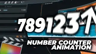 FREE Number Counter Animation for Final Cut Pro X (Quick and Easy Tutorial)!