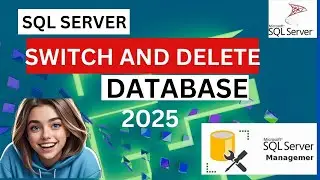 How to drop (delete) a database in  SQL Server Management Studio|(SSMS) |SQL Tutorial