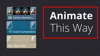 Animate Using Transitions in DaVinci Resolve 19 in 4 Minutes