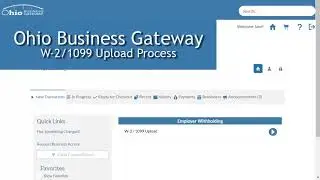 W-2/1099 Upload Process in The Gateway