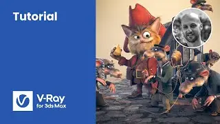 V-Ray for 3ds Max — How to create and render characters using Ornatrix and V-Ray