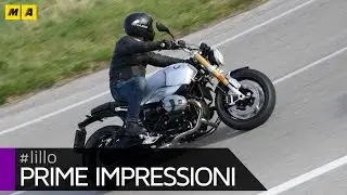 BMW R NineT, NineT Racer, NineT Pure TEST - prime impressioni [ENGLISH SUB]