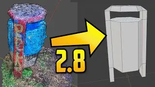 Blender Photogrammetry - Modeling Lowpoly Model for Hipoly Mesh (1/3)