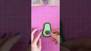 Fondant avocat tutorial. МК лепка из мастики 