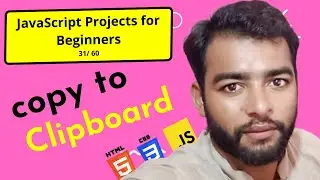 Day 31: Copy Text to Your Clipboard | HTML, CSS, JavaScript Project | 60-Day Coding Challenge! 📋🚀