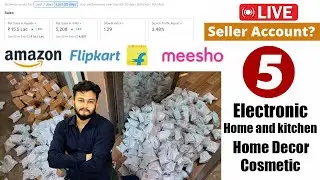 5 live seller Account With Different Category || Ecommerce Success Strategies Amazon Flipkart Meesho