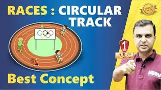 Circular Track 🔴 Races 🏃 Best Concept by RAJA SIR for SSC CGL, CHSL (PRE/MAINS) #cpr #ssccglmaths