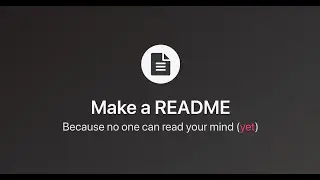 Creating an empty project and introducing README file