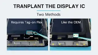 How to transplant the screen display IC from the original iPhone to the third-party screen?