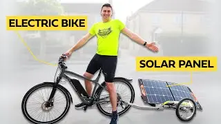 How far can I go on my solar powered bike?