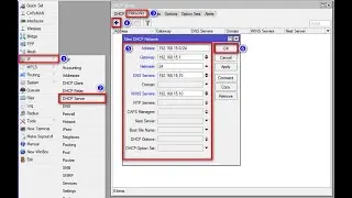 Создание и настройка DHCP-сервера на MikroTik.