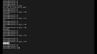 Ubuntu date and time format.