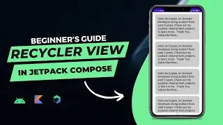 Recycler view in Jetpack Compose | how to create recycler view in Jetpack Compose | Compose tutorial