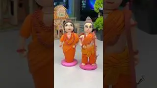 Ram siya Ram ❤️ Making maa Sita with super Clay 