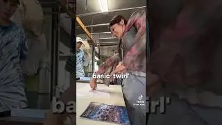 Pt1| First time experiencing Indigo plant dye in Tokushima,Japan🇯🇵It’s giving smurf vibes💙 #japan