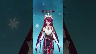 This Rosaria Voiceline is Kinda SUS👀💀 #genshinimpact #zonythepanda #genshin