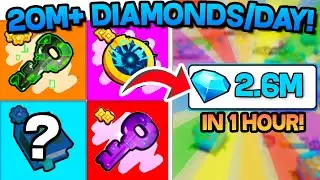 THE *BEST* FREE TO PLAY DIAMOND FARM METHOD in Pet Simulator 99! (20M+/Day)