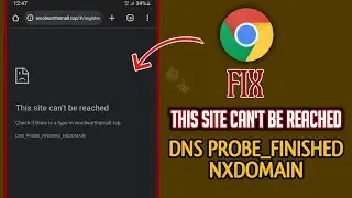 How to Fix This site can't be reached | DNS address could not be found. Diagnosing the problem.