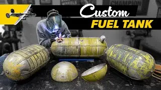 Customising WWII Oxygen Reserve Bottles into Hot Rod Fuel Tank!