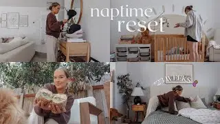 NAPTIME RESET (23 weeks pregnant): fav sandwich shop, laundry, cleaning + organizing, resting!