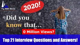 Top 21 interview questions and answers 2020 || Top 20 AMDP Interview Questions And Answers