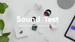 Hellomaco TRACE - AirTag Sound Test with soundproof foam