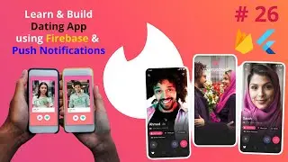 Flutter Swiper | Flutter Swipe Cards | Build Tinder Clone App with FCM Push Notifications