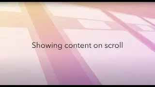 Showing images on scroll - CSS animation tutorial