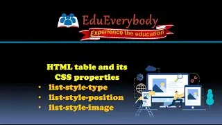 HTML List and its CSS property | list-style-type, list-style-position and list-style-image