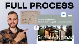 I tried to get 10x better at Website Design  [Full Website Design & no code Development Process]