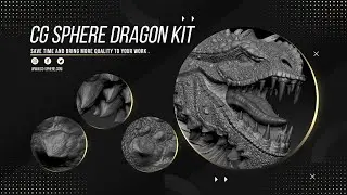 Zbrush - Dragon Scale And Skin VDM Brushes