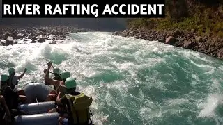 One Person Left in River! Rishikesh river rafting accident #Riverrafting #Raftingaccident #Rishikesh