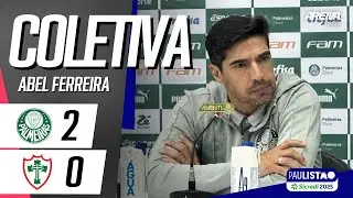 COLETIVA ABEL FERREIRA | AO VIVO | Palmeiras x Portuguesa - Paulistão 2025