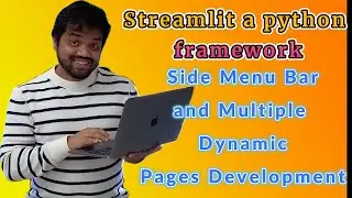 Streamlit Development Part 2- Side Menu Bar | Multiple Page Development 