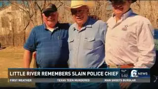 Little River remembers slain police chief