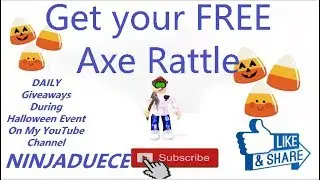 Get your FREE Axe Rattle in Adopt Me NINJADUECE