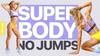 35 MIN HIGH INTENSITY NO JUMPING - Full Body Workout | For WEIGHT LOSS & TONED BODY