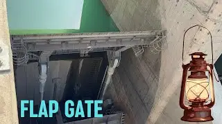 SPILLWAY FLAP GATE OPENING | FLOATING DEBRIS REMOVING FROM RESERVOIR