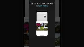 View Curved Transition & Upload Circular Progress in react-native animation | 